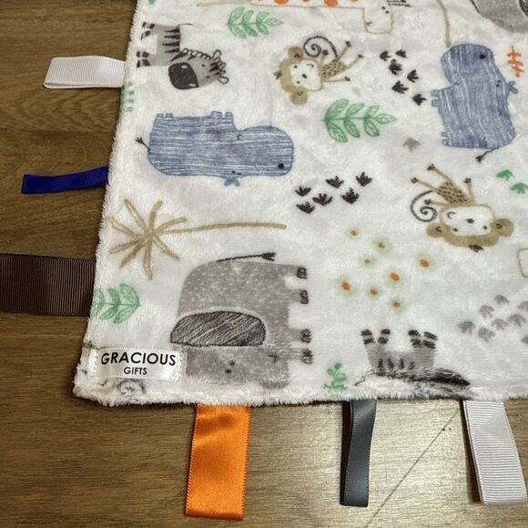 Lot 2 Carters Sloth Lovey Taggie Blankie Security Plush Baby Toy infant crib - Picture 7 of 13